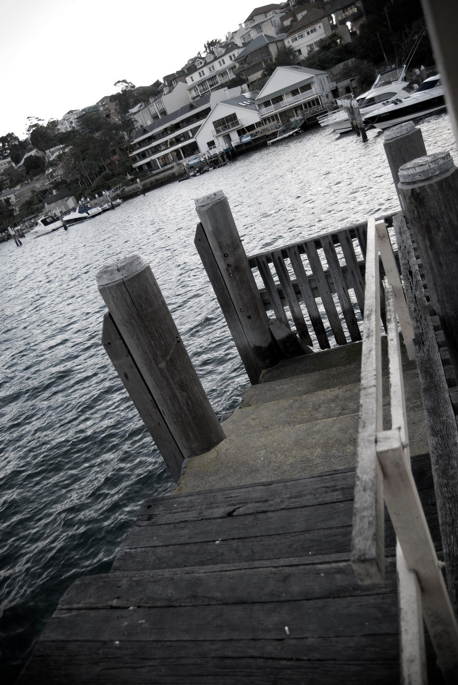 the dock