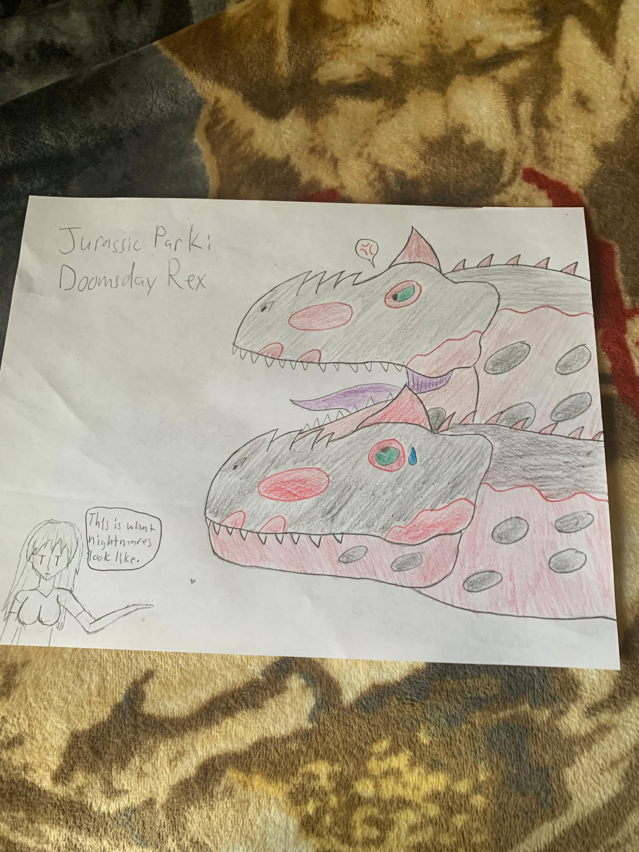 Doomsday Rex Drawing Jurassic Park: The Doomsday Rex by Derekdp2003 on DeviantArt