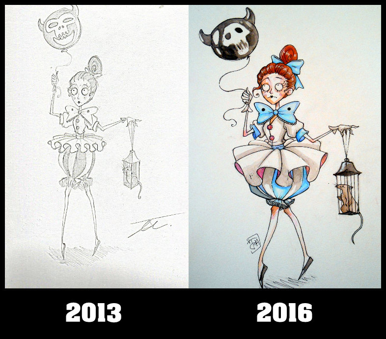 Old drawing VS new drawing !