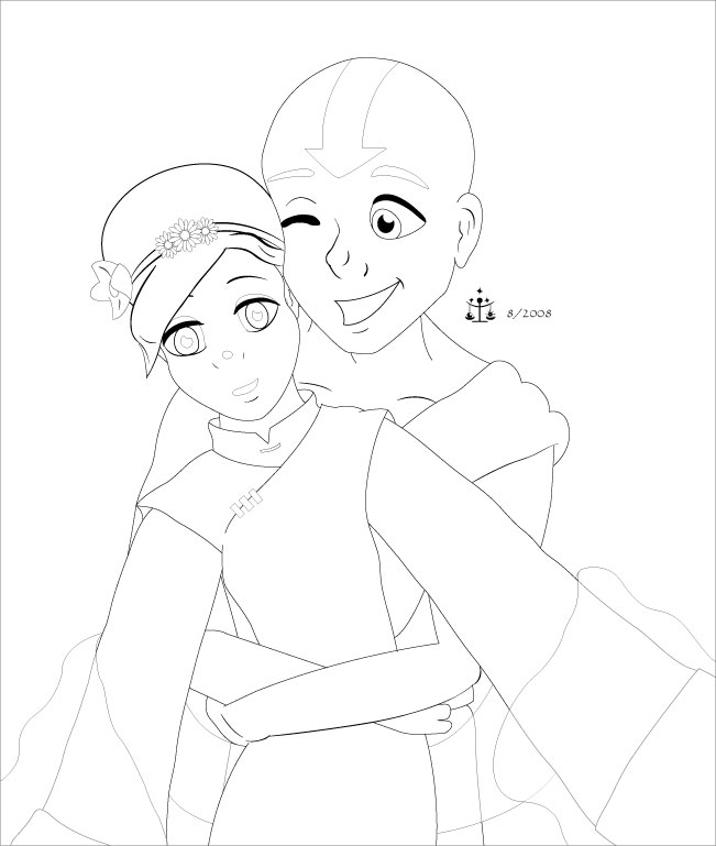 ATLA: Got Ya - Awitan Line Art