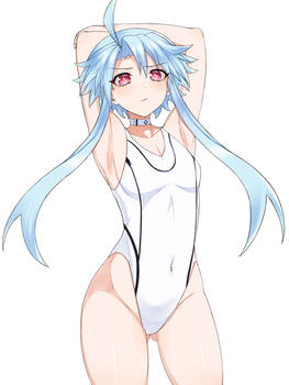 White Heart Swimsuit