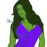 She-Hulk in swimsuit