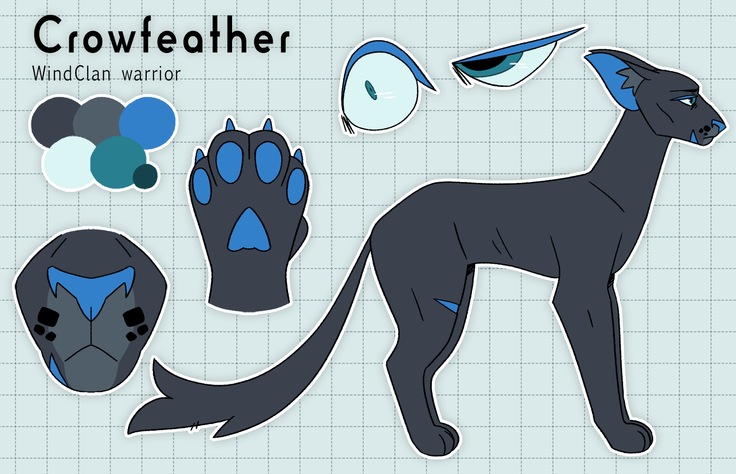 Jayfeather Character Sheet by Nightrizer on DeviantArt