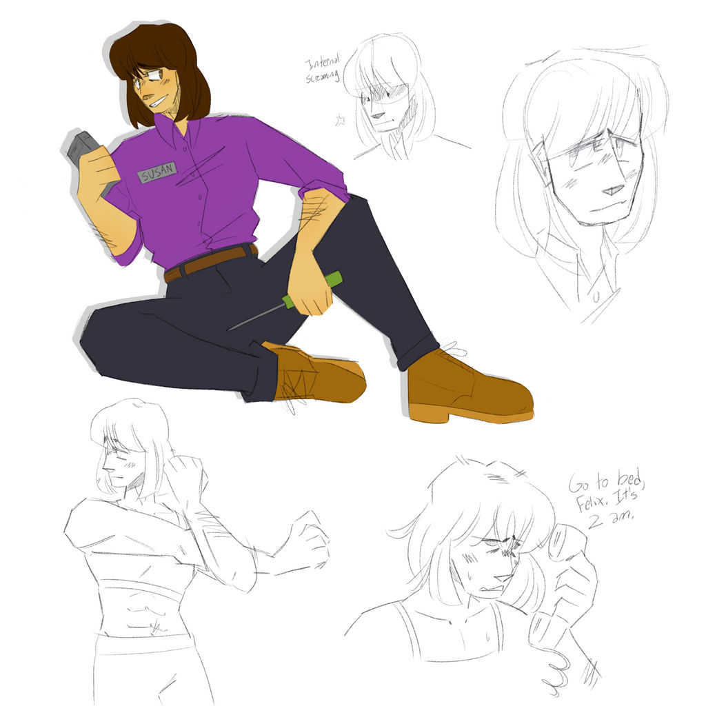 doodles of Sha and Rosemary Walten from the Walten Files! : r