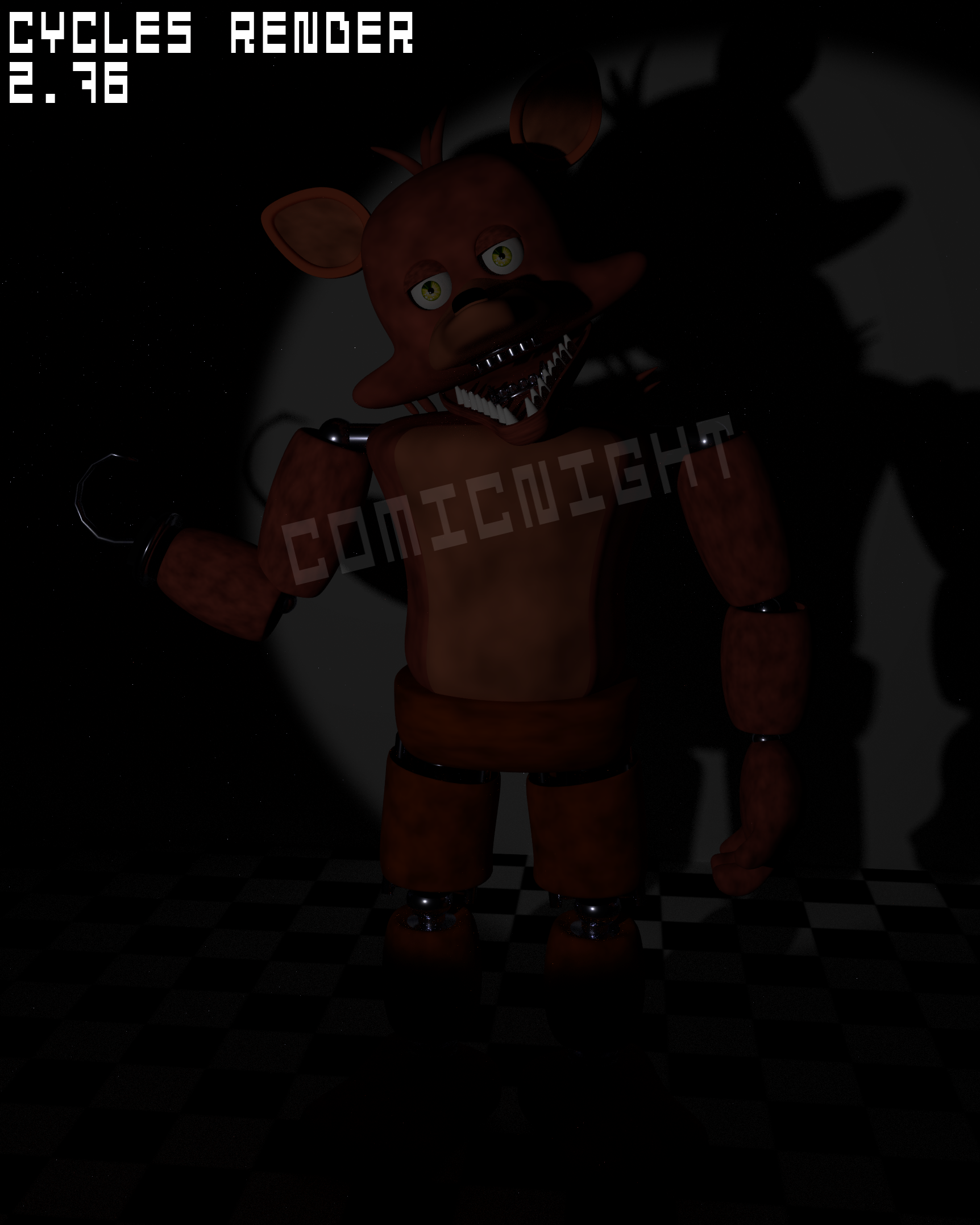 Un-Withered Foxy by DeformedFoxy on DeviantArt