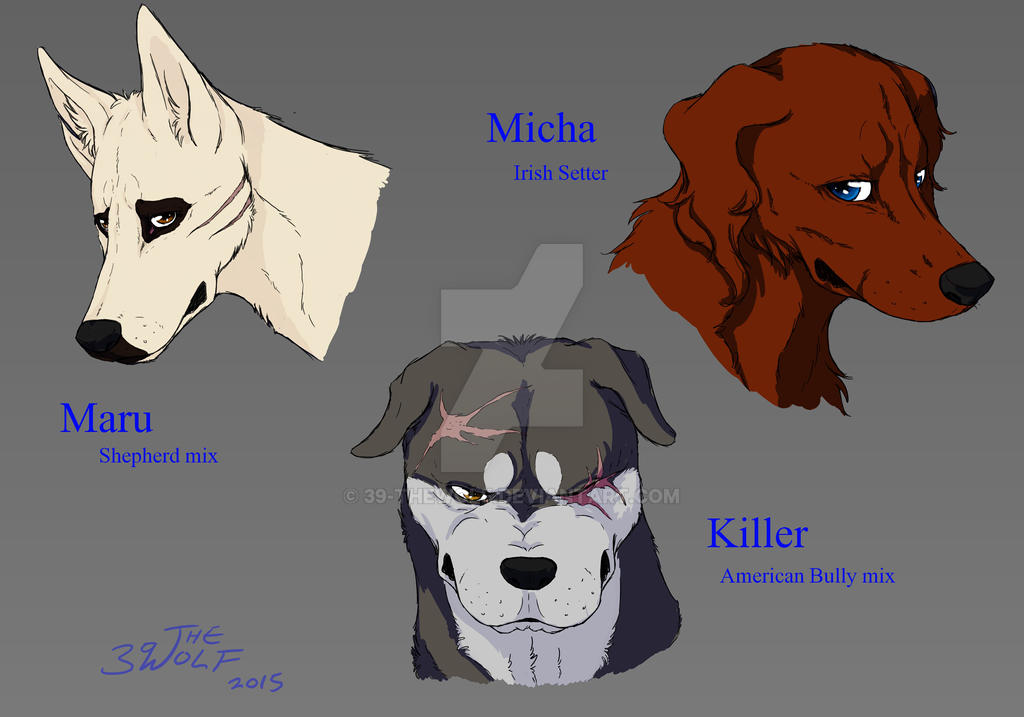 Maru, Micha, and Killer by 39-TheWolf on DeviantArt