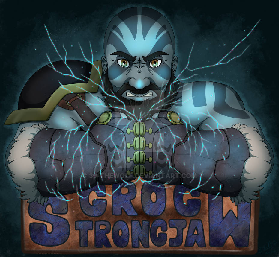 Grog Strongjaw by 39-TheWolf on DeviantArt