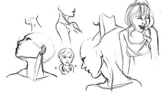 Nape Drawing Explore the Best Necks Art | DeviantArt