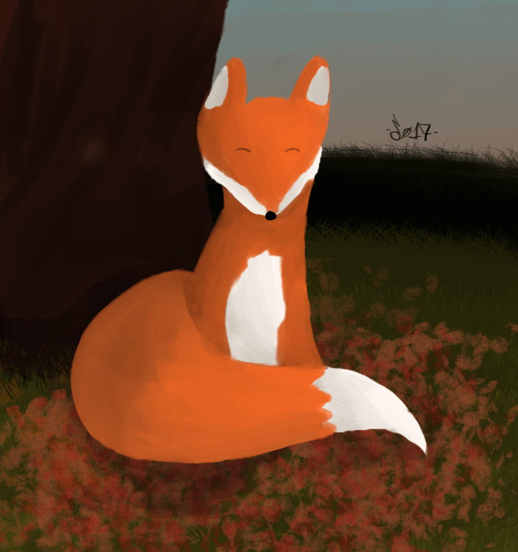 Happy fox.