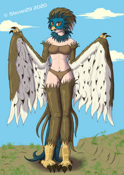 Harpy with Mask (SFW)