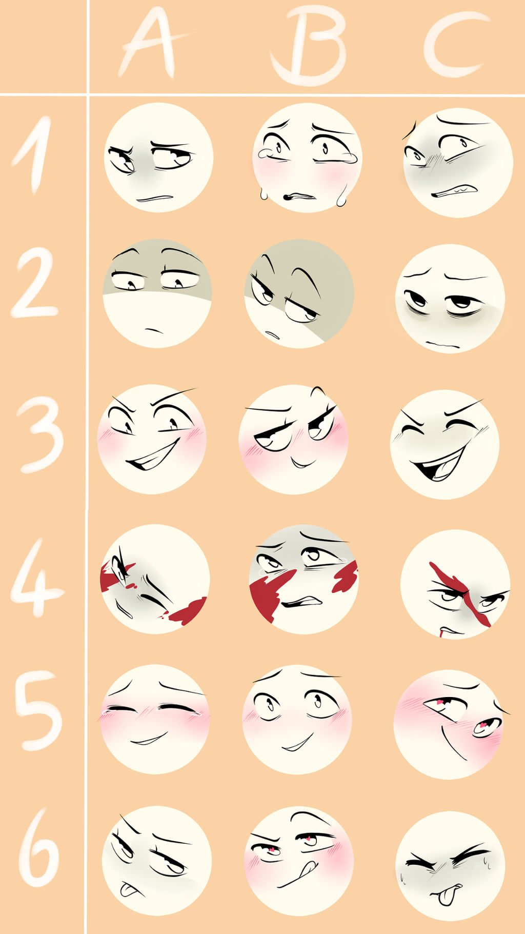 Expressions Meme Challenge By Firefoxgirl96 On Deviantart