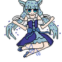 cute floating girl [Pixel doll]