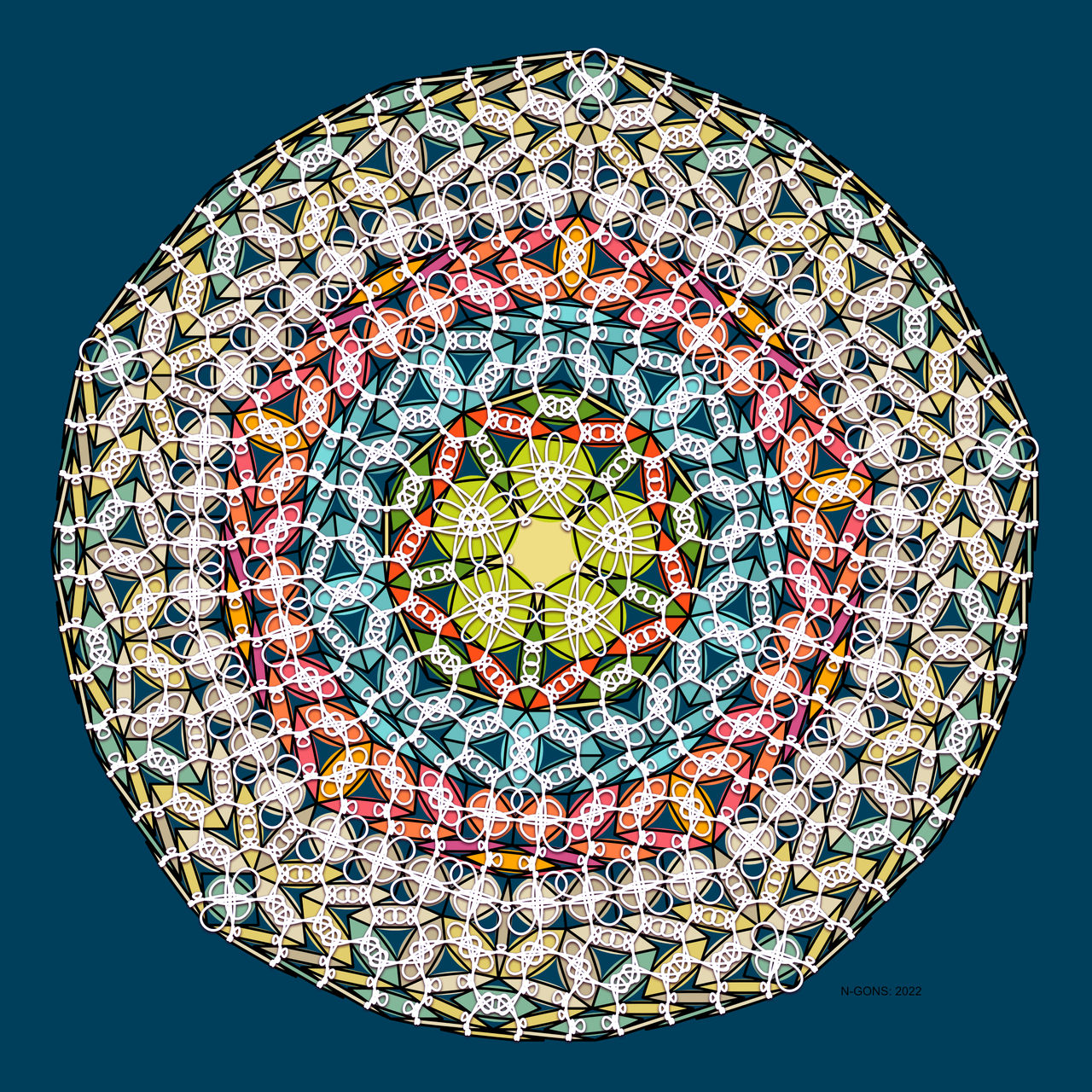 Five fold symmetry by n-gons on DeviantArt