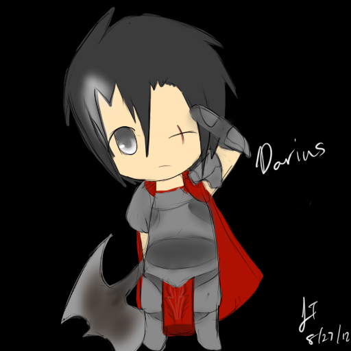 League of Legends: Chibi Darius the hand of Noxus