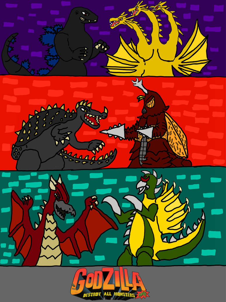 Godzilla Dam Happy 20th anniversary Godzilla DAMM by JTLDrago94 on DeviantArt