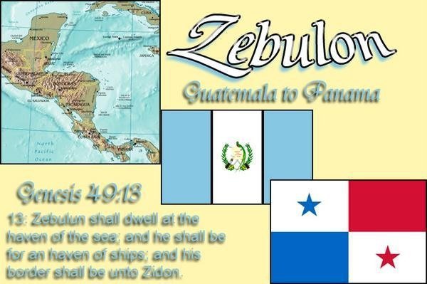 Tribe of Zebulon are Guatemalans and Panamanians