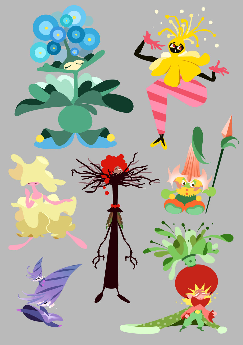 Bloomable Characters Flower characters by monggeu98 on DeviantArt