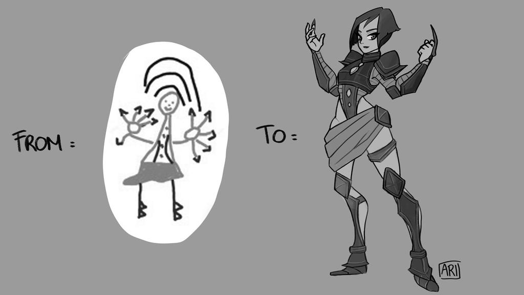 Random child drawing inspired character by SpicAlyce on DeviantArt