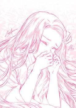Commission - RS Sneezing Nezuko