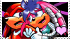 Knuckles x Julie-su stamp