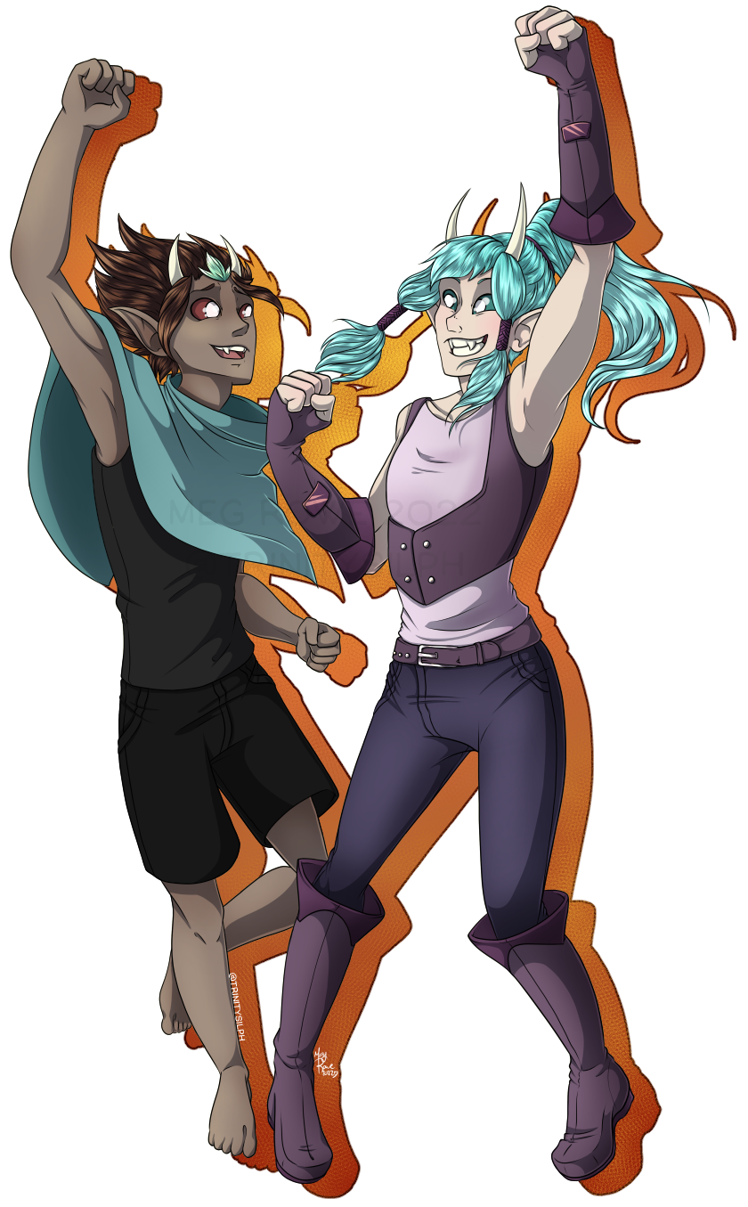 Art Fight - Blaze and Alizeh