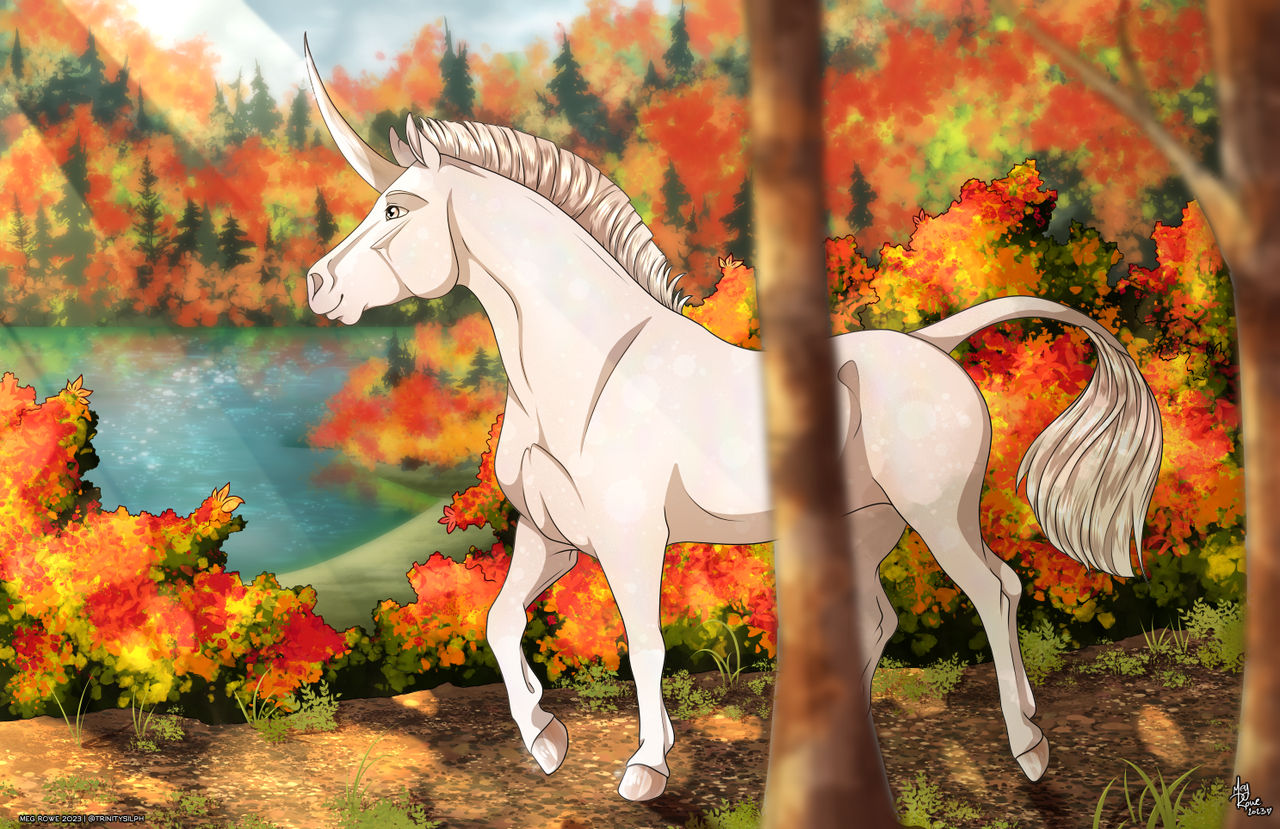 Boucle Unicorns - Autumn Stroll