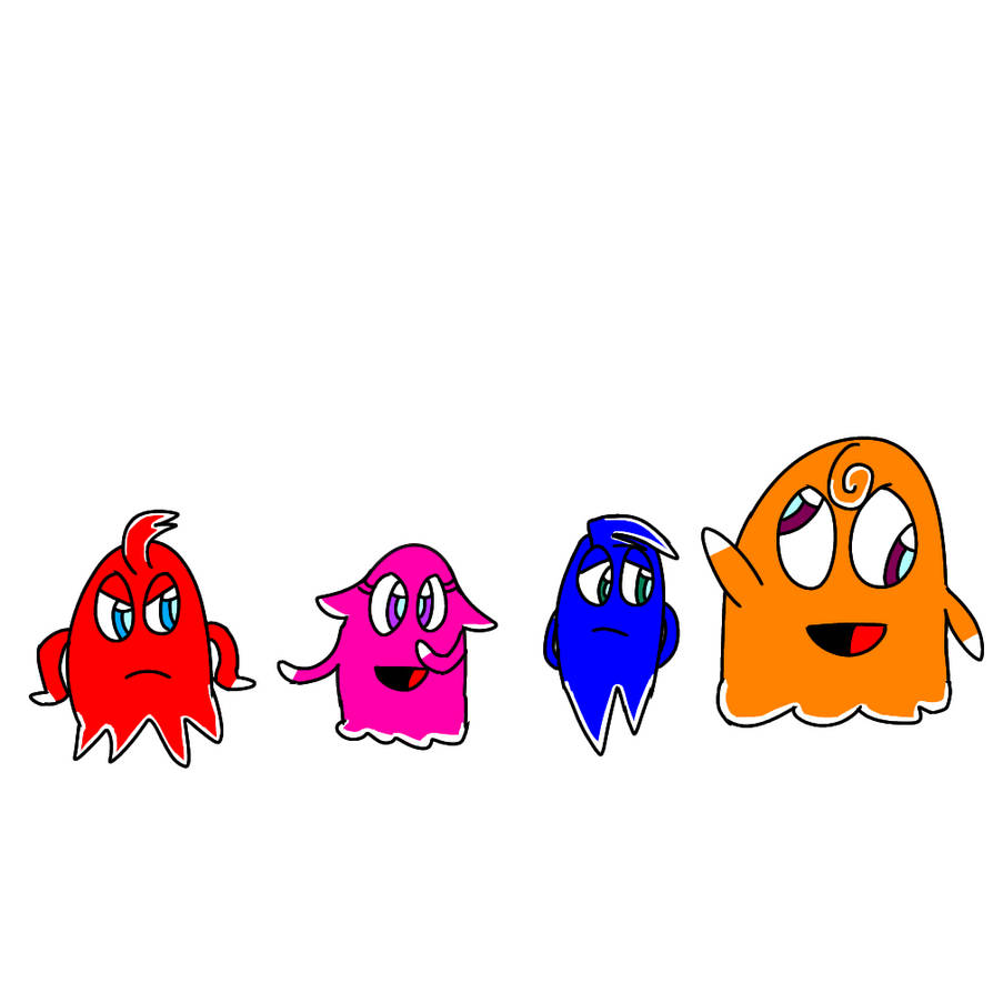 Pac-Man ghost gang ghostly adventures style by DiamondDust1234 on ...