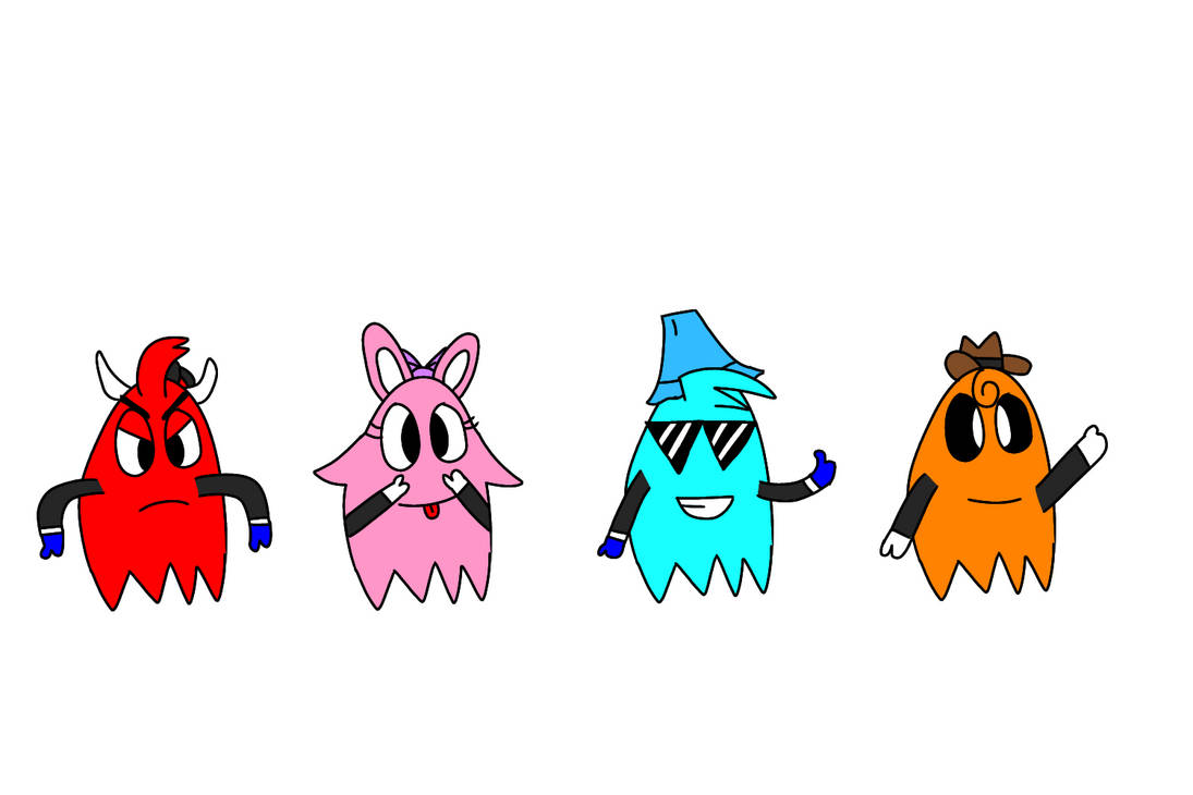 Pac-Man Arrangement ghosts by DiamondDust1234 on DeviantArt