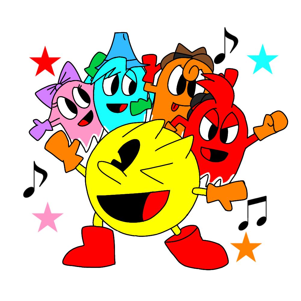 Pac-Man art redraw by DiamondDust1234 on DeviantArt