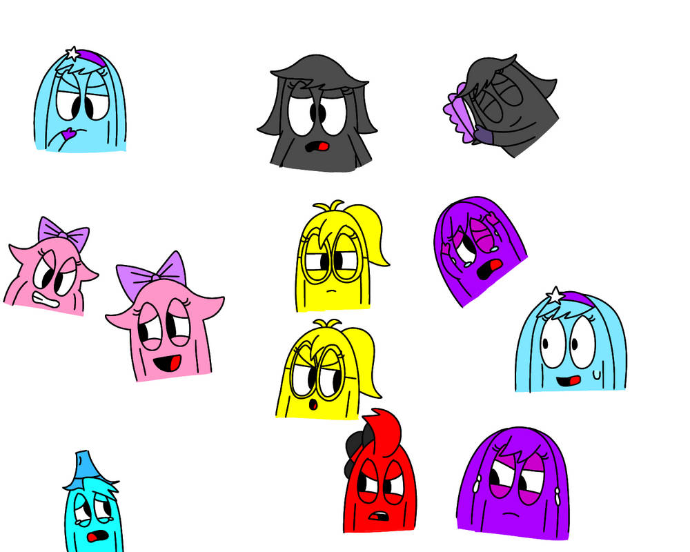 Random expression doodles 2 by DiamondDust1234 on DeviantArt