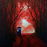 TARDIS in the Red Forest