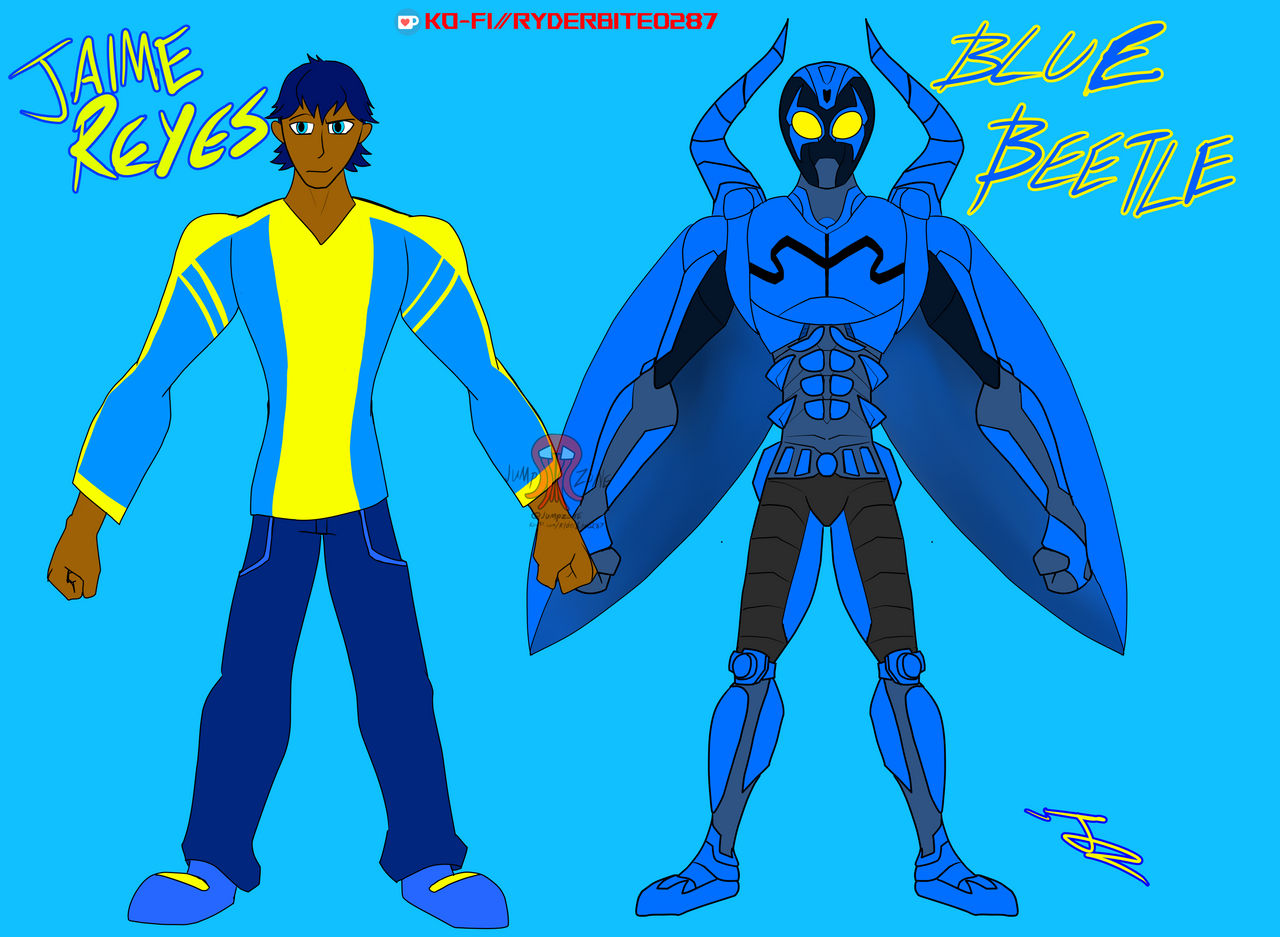 Jaime Reyes aka Blue Beetle by JumpZone on DeviantArt