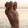 Coming out of the sea, such a Greek-esque body...