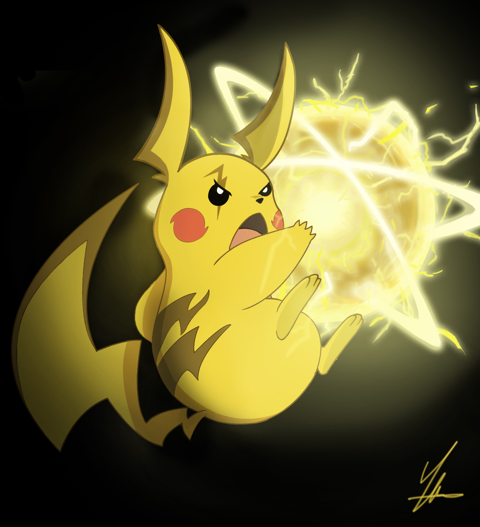 Pikachu's mega evolution by earthpower on DeviantArt