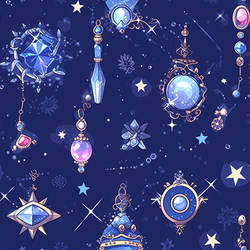 Veilai Beautiful Celestial Themed Pattern Magical