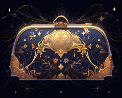 Veilai Celestial Themed Fantasy Coinpurse Vector A