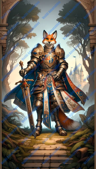 Heraldry with fox and rabbit by dashinvaine on DeviantArt