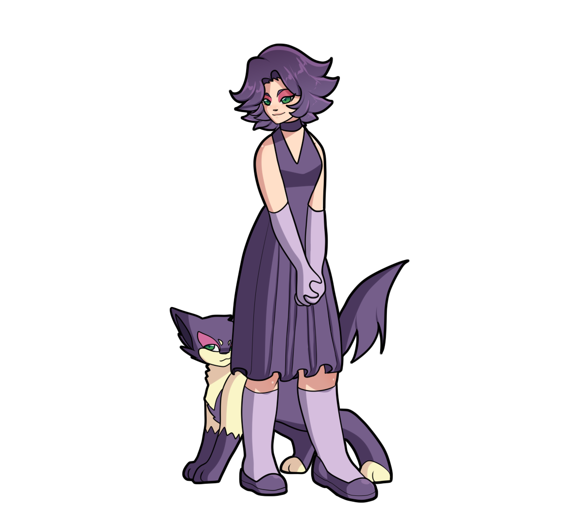 Trainer Violet and Toxel by Poisongale on DeviantArt