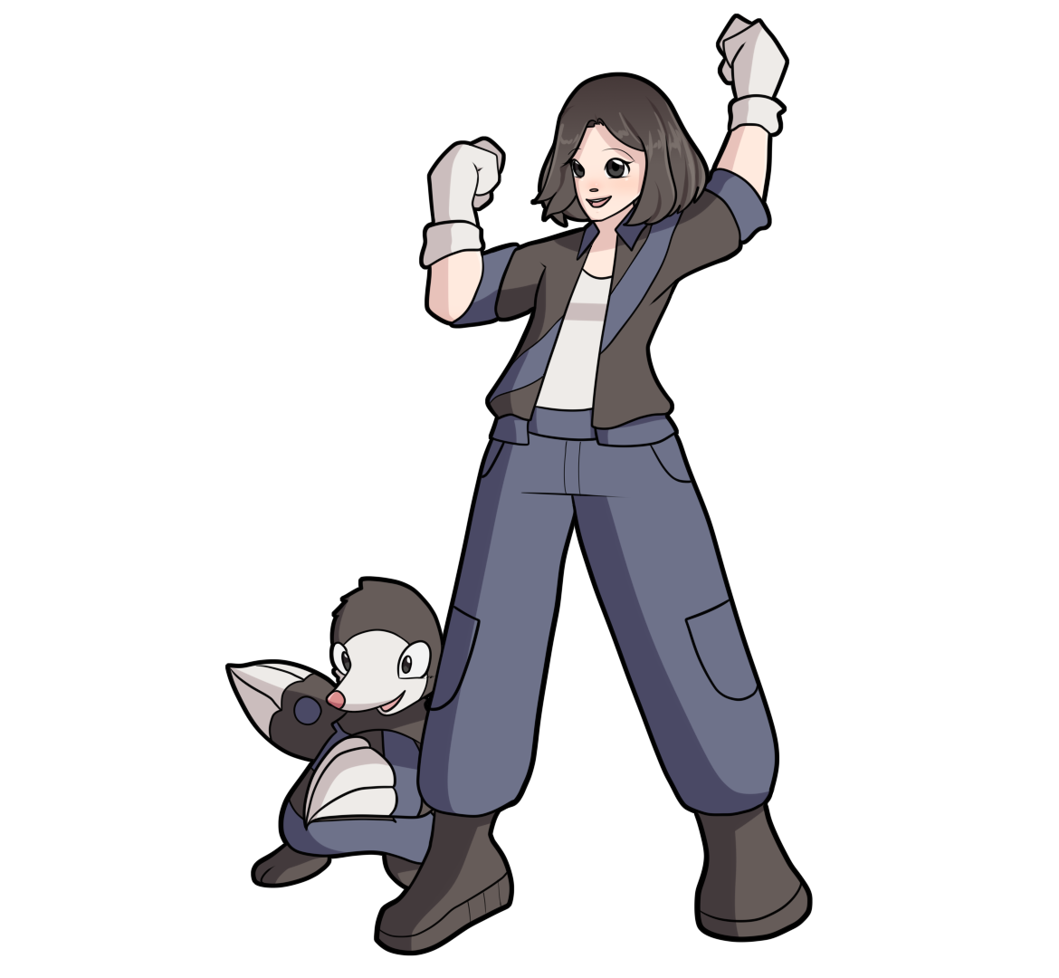 Trainer Violet and Toxel by Poisongale on DeviantArt