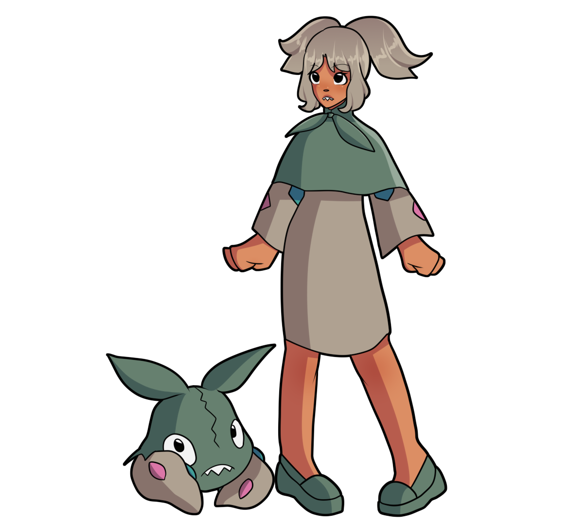 Trainer Violet and Toxel by Poisongale on DeviantArt