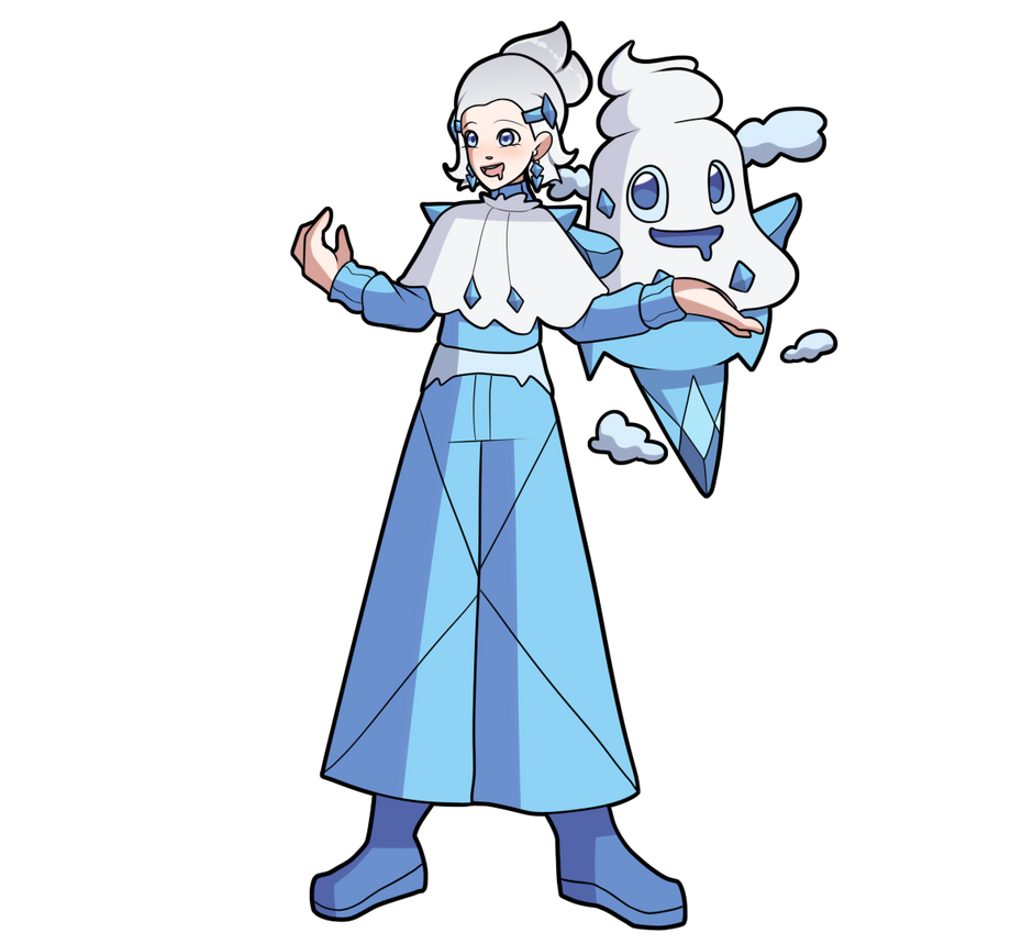 Pokemon 583 Vanillish by PokeGijinkaOnceaDay on DeviantArt