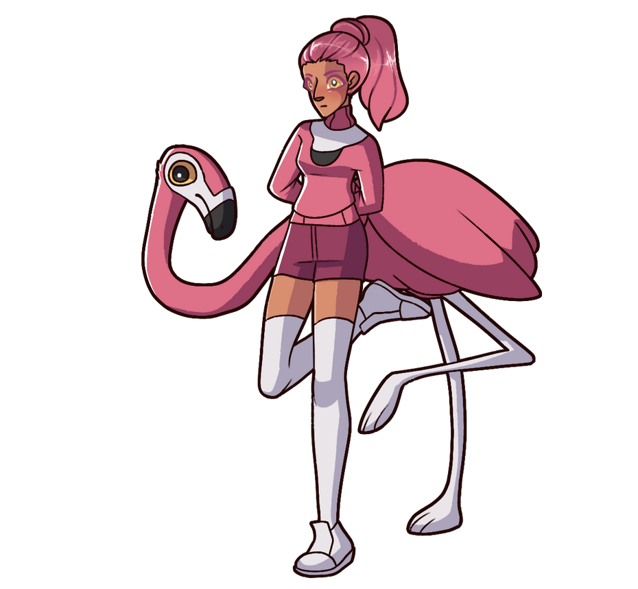 Flamigo by PokeGijinkaOnceaDay on DeviantArt