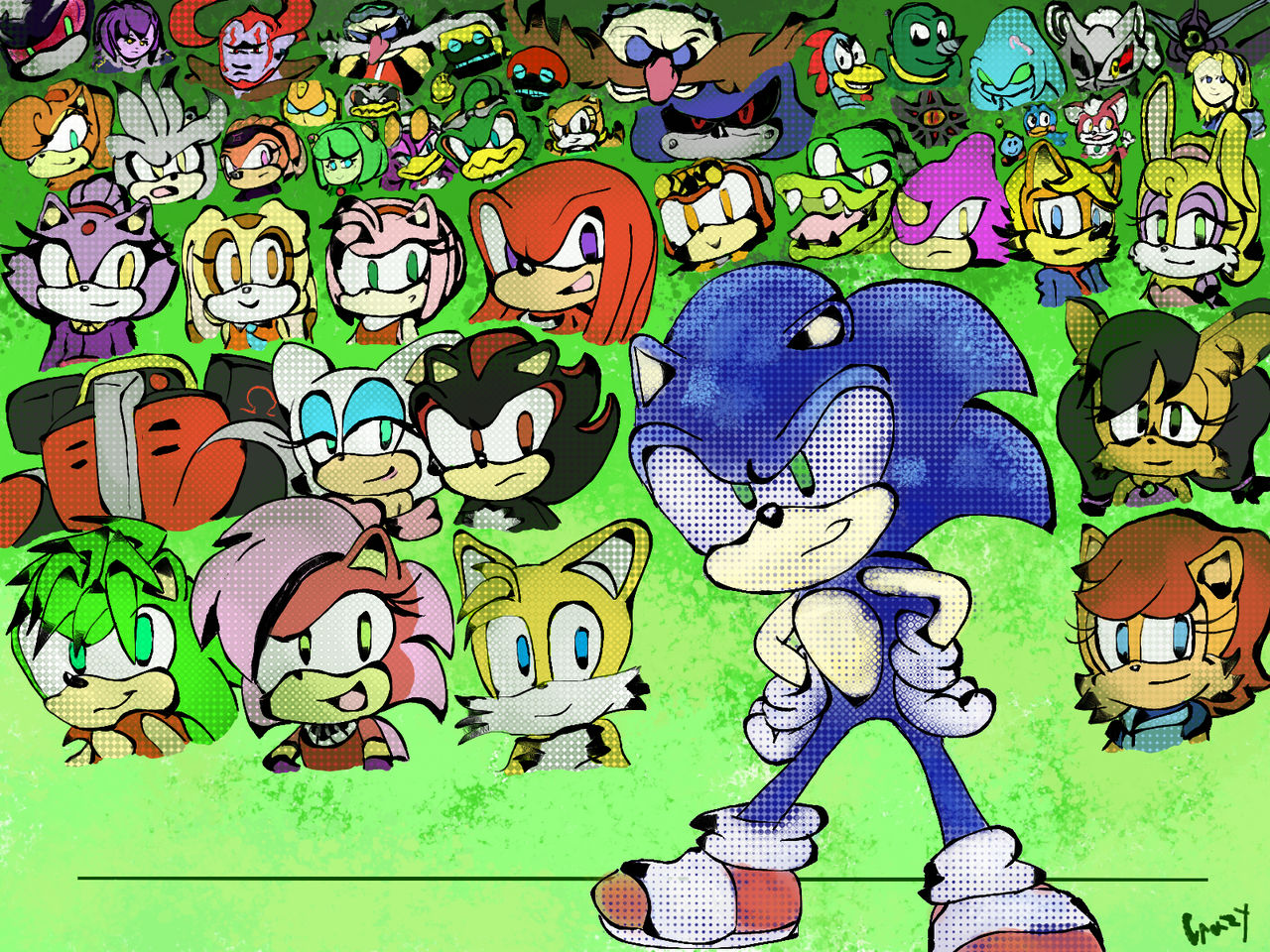 Sonic Characters Deviantart Sonic Characters! by CrazynSonicObsessed on DeviantArt