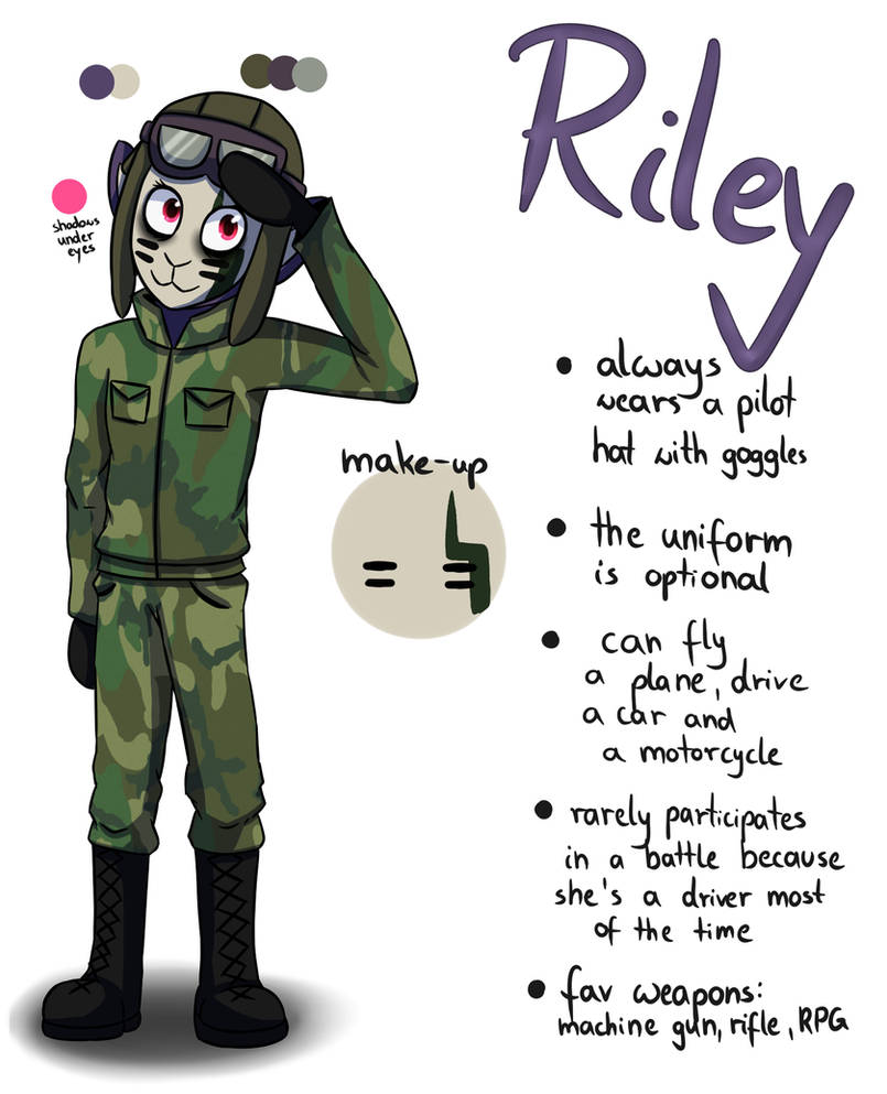 Riley Official Ref. by Igrisa on DeviantArt