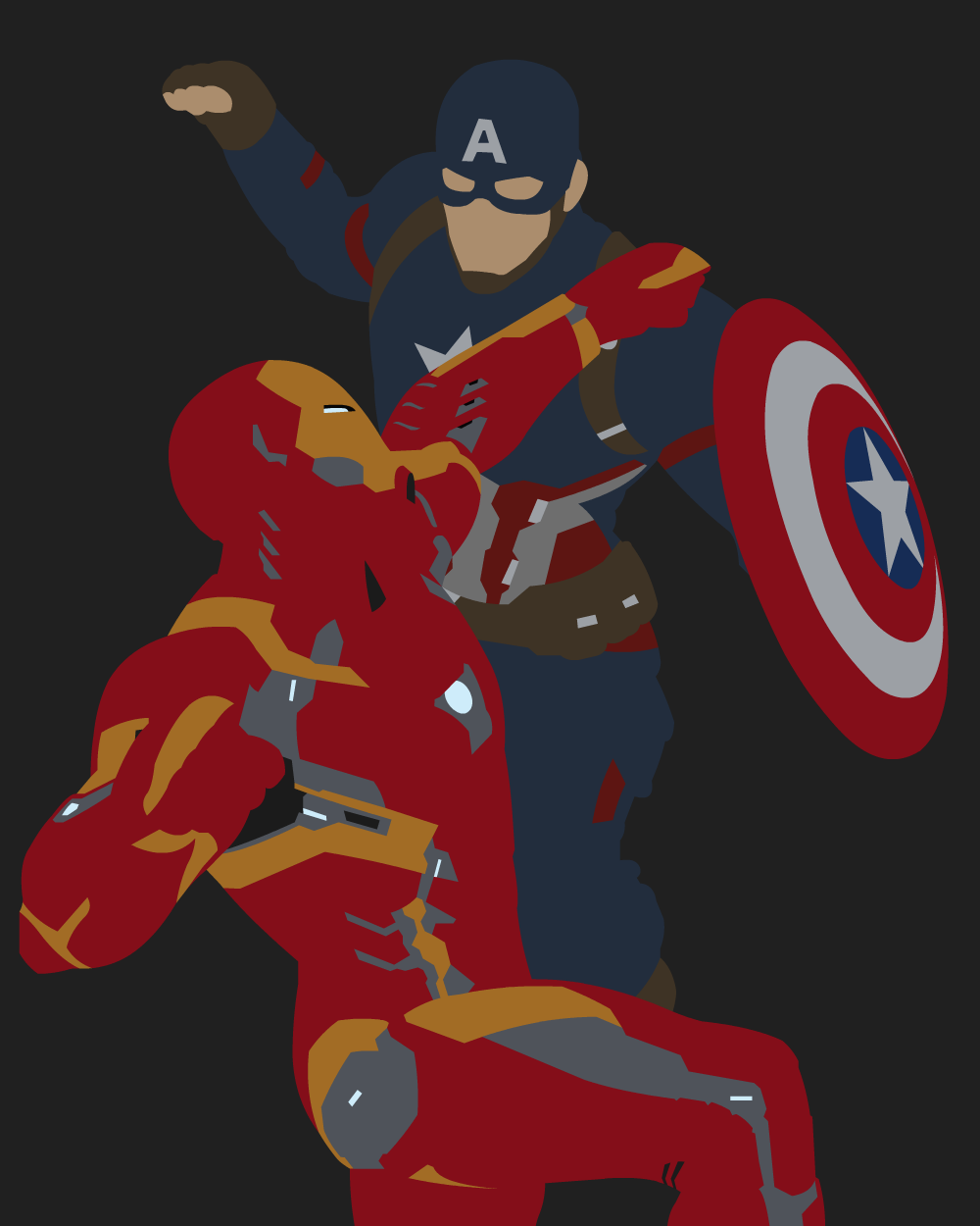 Iron-Man vs Captain America 1