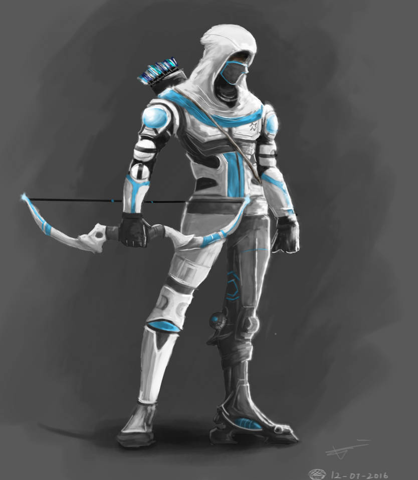 Sci-Fi Archer Concept by CrushedApplePie on DeviantArt