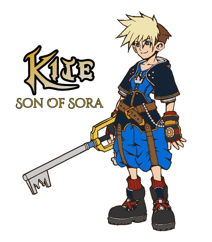 KHUX Style Sora Kairi and Riku Avatars by Todsen19