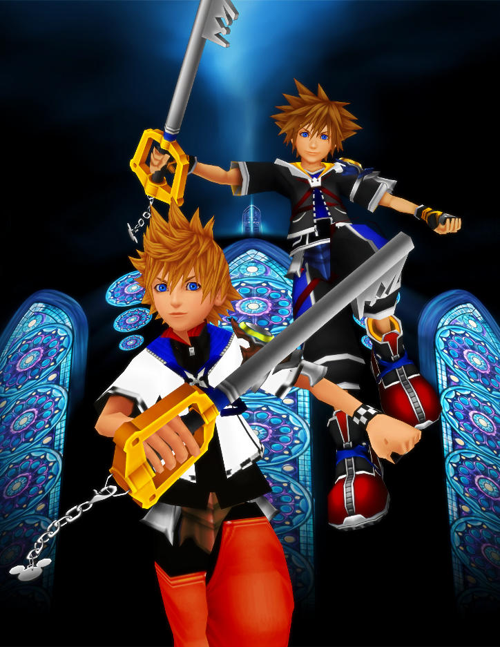 KH Reimagined Sora and Roxas Android Wallpaper by KiteGamer on DeviantArt