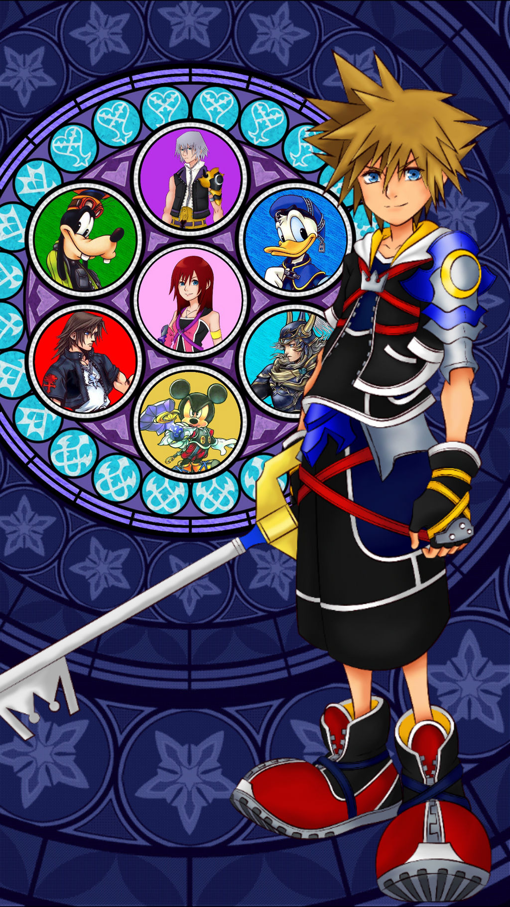 Kh Background Deviantart KH Reimagined Phone Wallpaper by KiteGamer on DeviantArt