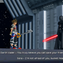 Sora VS Darth Vader InGame Screenshot